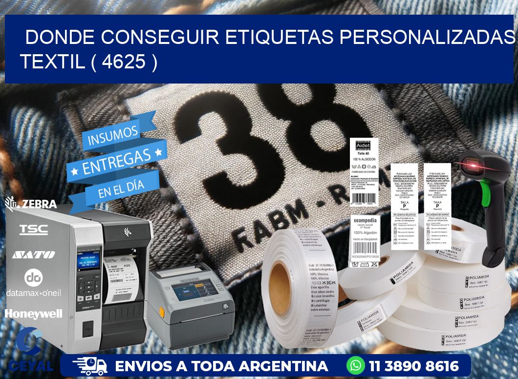 DONDE CONSEGUIR ETIQUETAS PERSONALIZADAS TEXTIL ( 4625 )