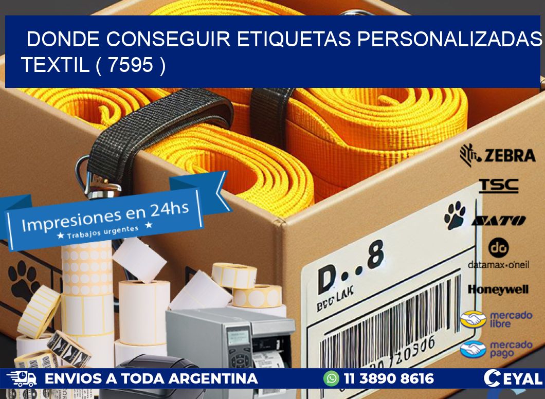 DONDE CONSEGUIR ETIQUETAS PERSONALIZADAS TEXTIL ( 7595 )