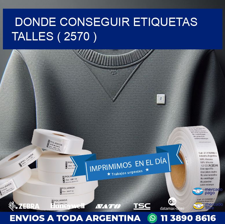 DONDE CONSEGUIR ETIQUETAS TALLES ( 2570 )