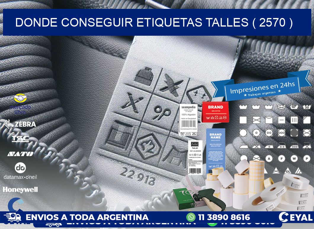 DONDE CONSEGUIR ETIQUETAS TALLES ( 2570 )