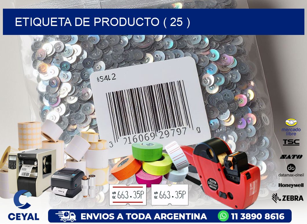 ETIQUETA DE PRODUCTO ( 25 )