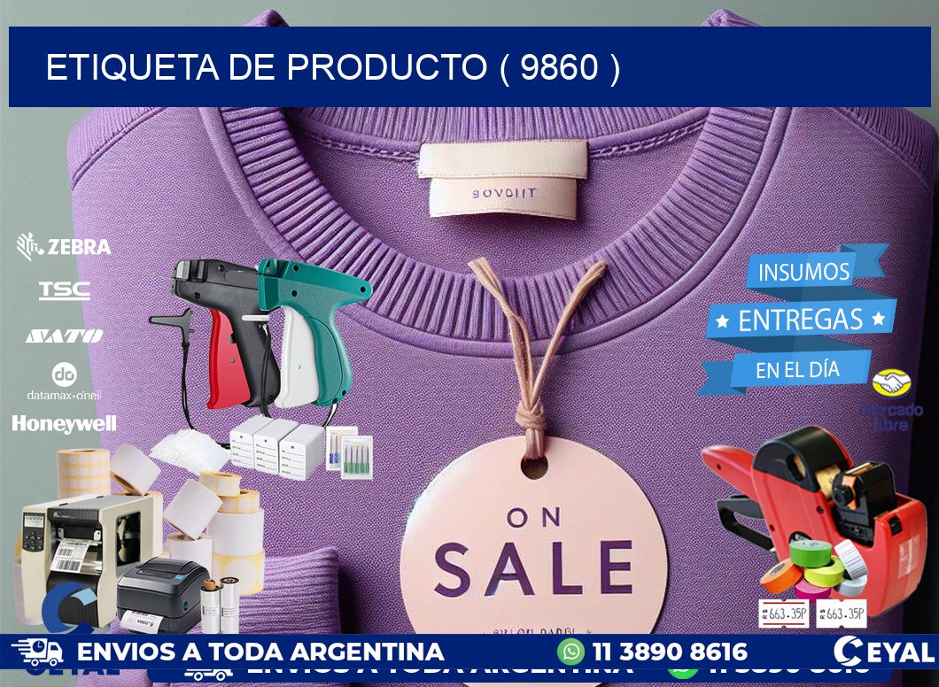 ETIQUETA DE PRODUCTO ( 9860 )