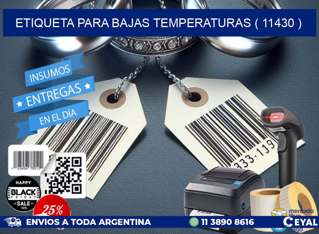 ETIQUETA PARA BAJAS TEMPERATURAS ( 11430 )