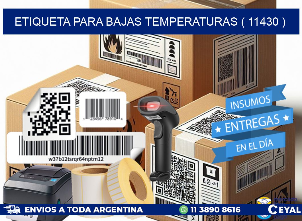 ETIQUETA PARA BAJAS TEMPERATURAS ( 11430 )
