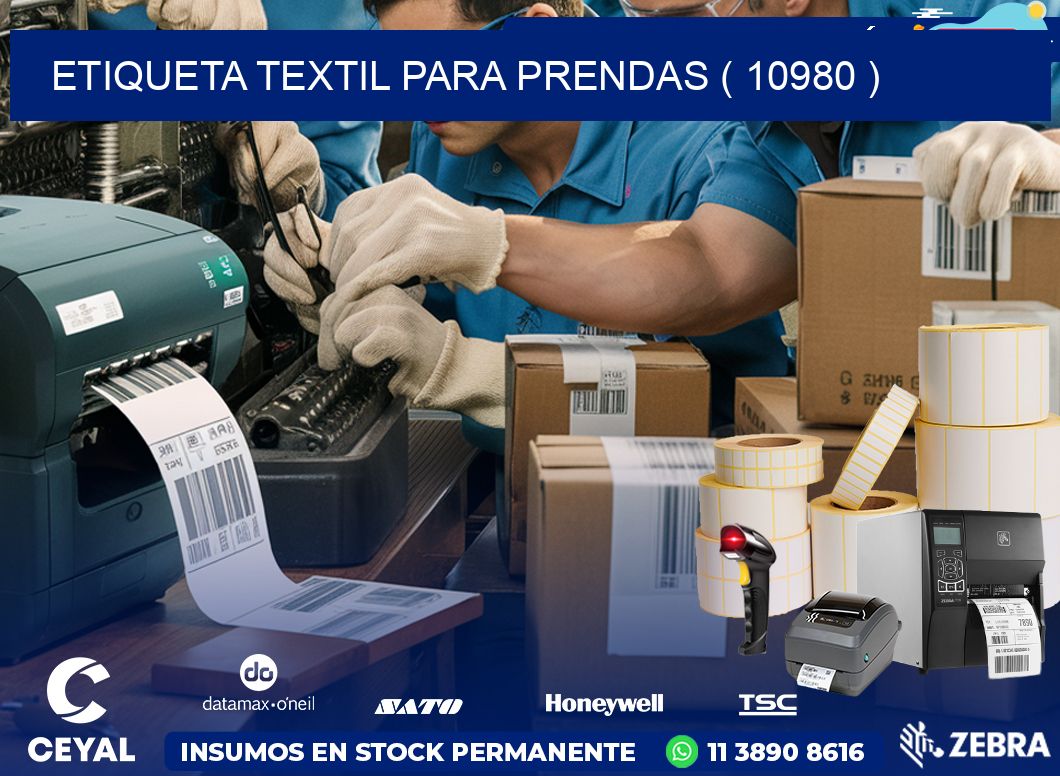 ETIQUETA TEXTIL PARA PRENDAS ( 10980 )