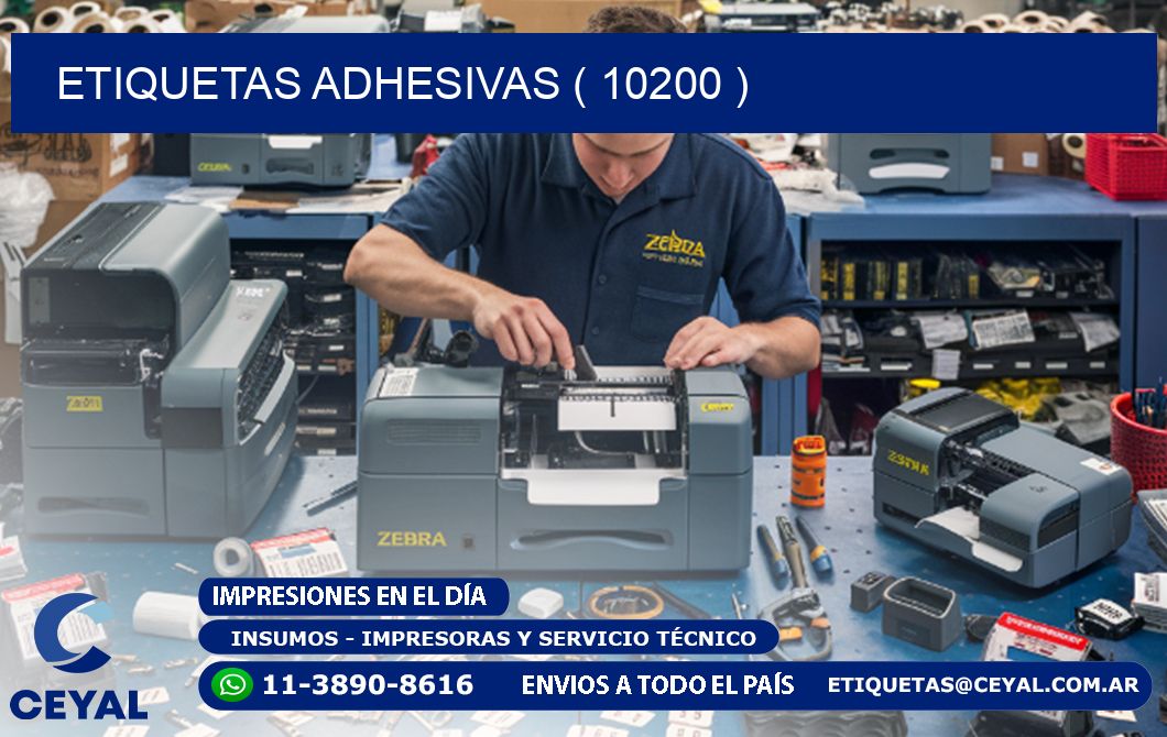 ETIQUETAS ADHESIVAS ( 10200 )