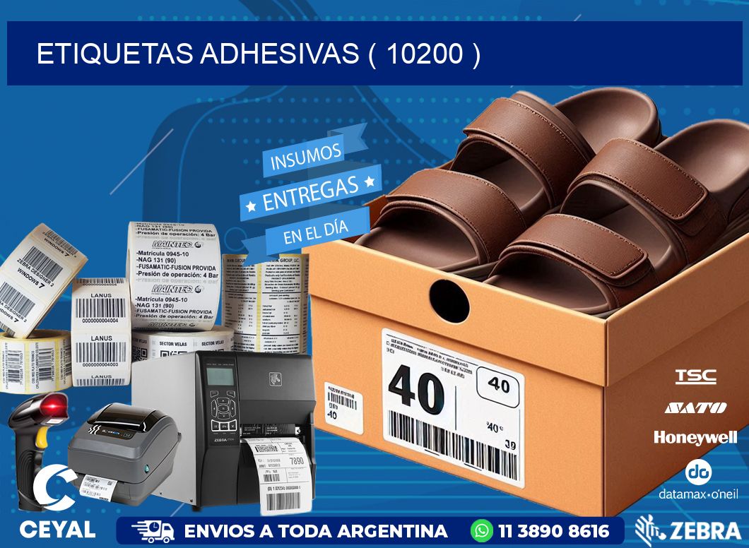 ETIQUETAS ADHESIVAS ( 10200 )