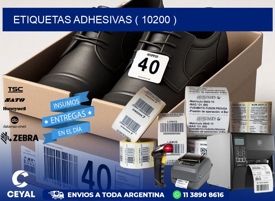 ETIQUETAS ADHESIVAS ( 10200 )