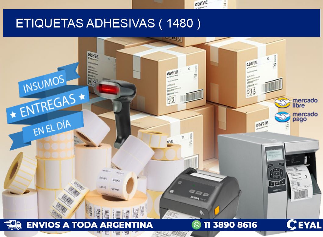 ETIQUETAS ADHESIVAS ( 1480 )