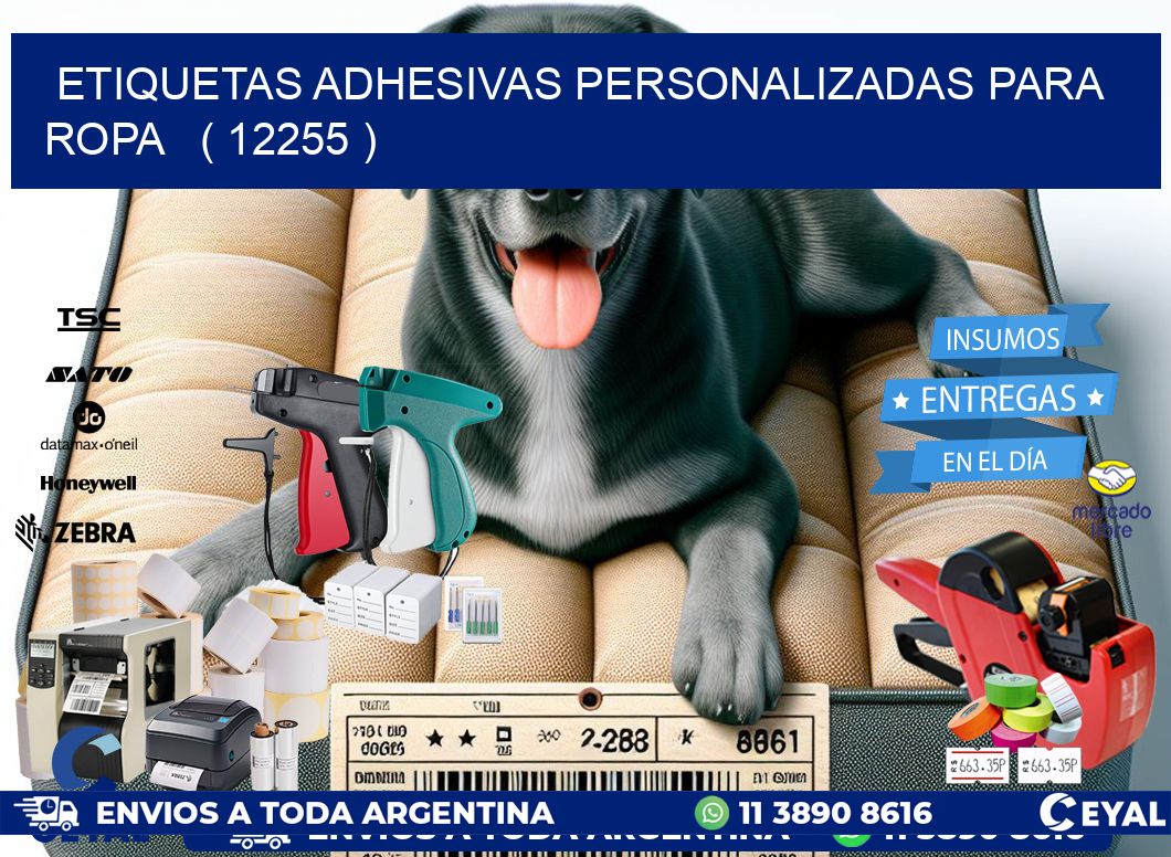 ETIQUETAS ADHESIVAS PERSONALIZADAS PARA ROPA   ( 12255 )