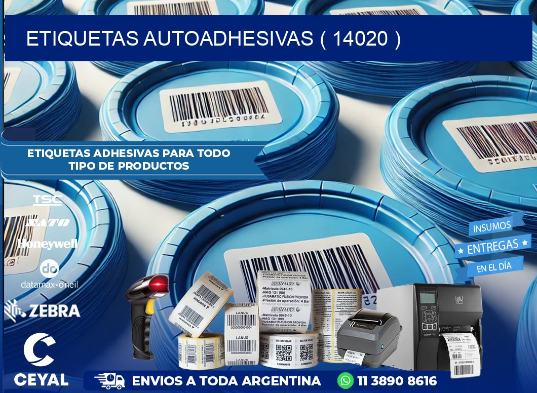 ETIQUETAS AUTOADHESIVAS ( 14020 )