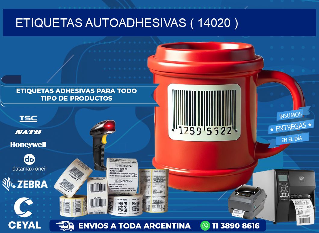 ETIQUETAS AUTOADHESIVAS ( 14020 )