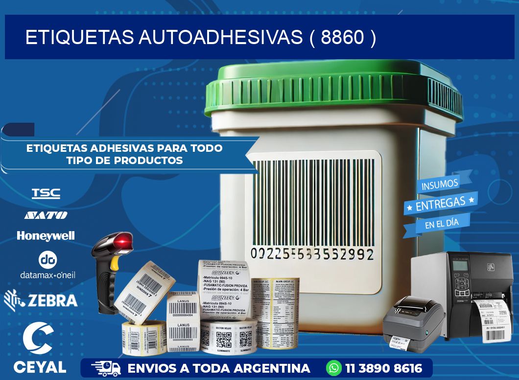 ETIQUETAS AUTOADHESIVAS ( 8860 )