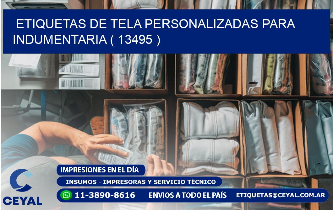 ETIQUETAS DE TELA PERSONALIZADAS PARA INDUMENTARIA ( 13495 )
