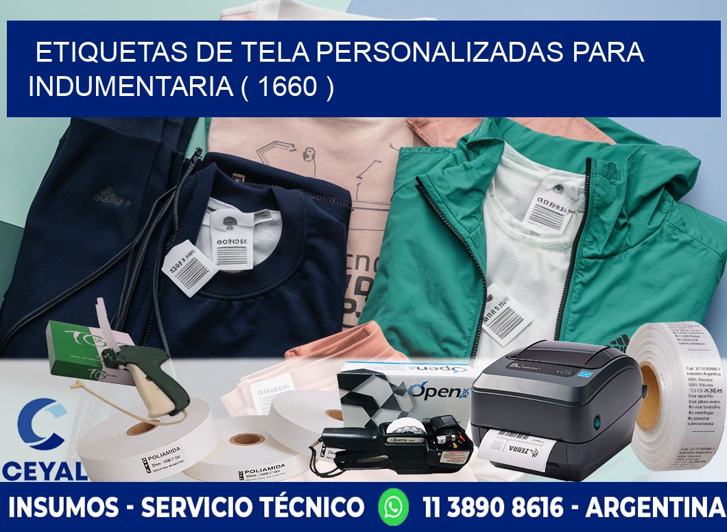 ETIQUETAS DE TELA PERSONALIZADAS PARA INDUMENTARIA ( 1660 )
