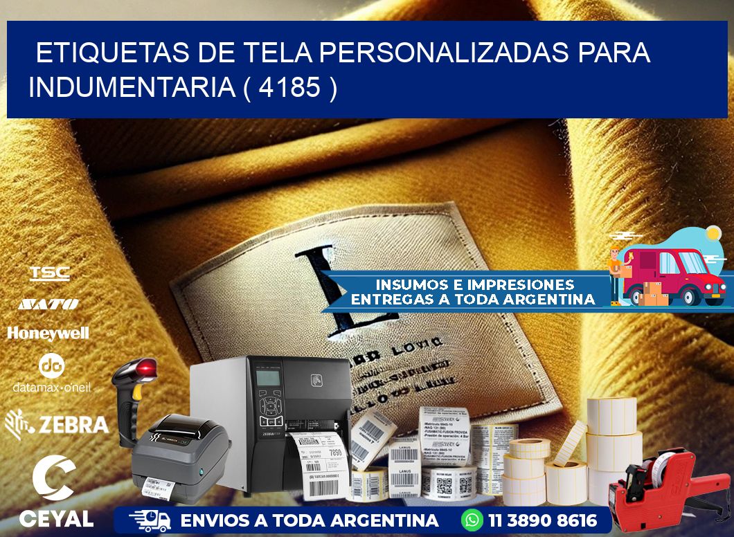 ETIQUETAS DE TELA PERSONALIZADAS PARA INDUMENTARIA ( 4185 )