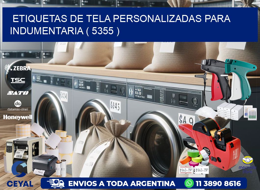 ETIQUETAS DE TELA PERSONALIZADAS PARA INDUMENTARIA ( 5355 )