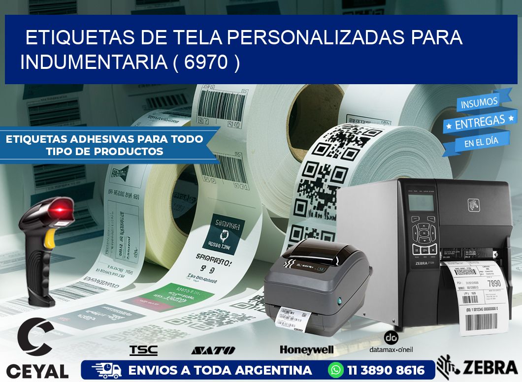 ETIQUETAS DE TELA PERSONALIZADAS PARA INDUMENTARIA ( 6970 )