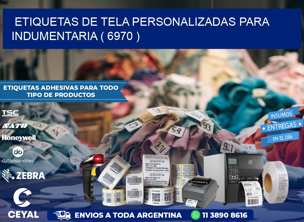 ETIQUETAS DE TELA PERSONALIZADAS PARA INDUMENTARIA ( 6970 )