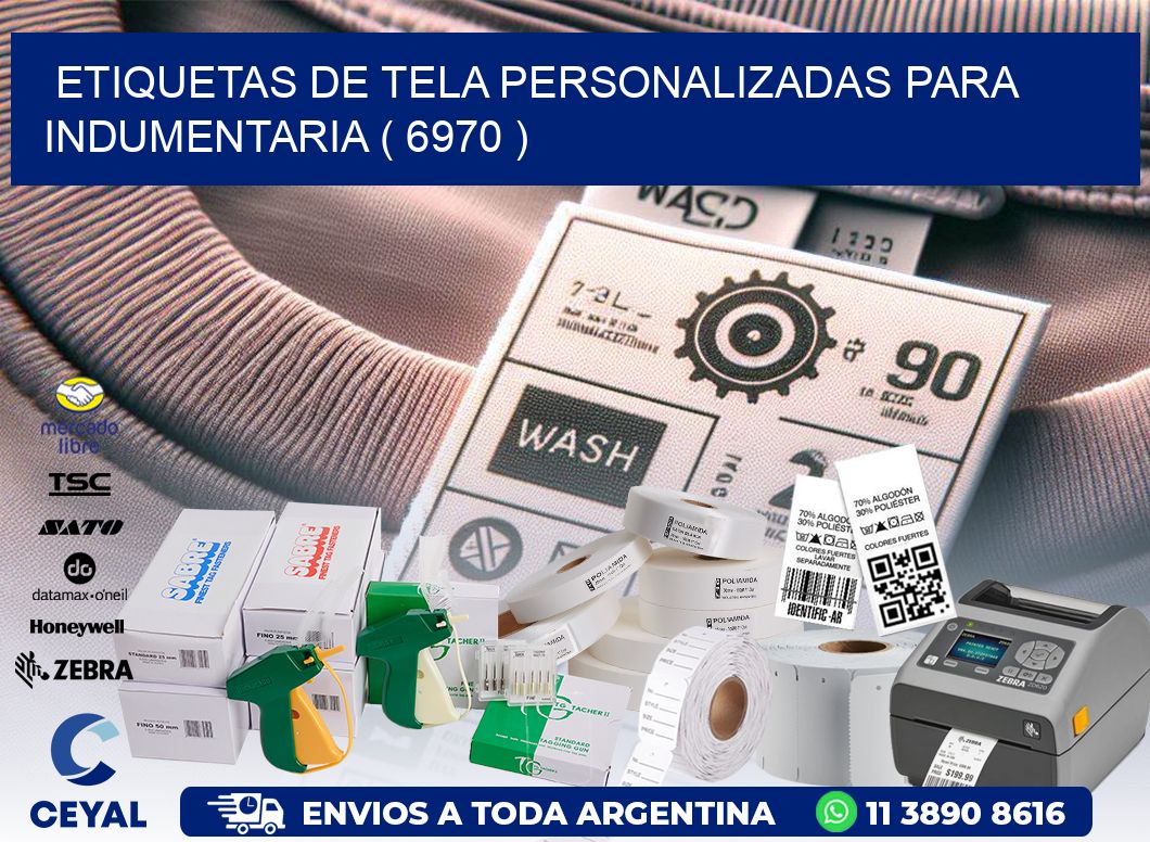 ETIQUETAS DE TELA PERSONALIZADAS PARA INDUMENTARIA ( 6970 )