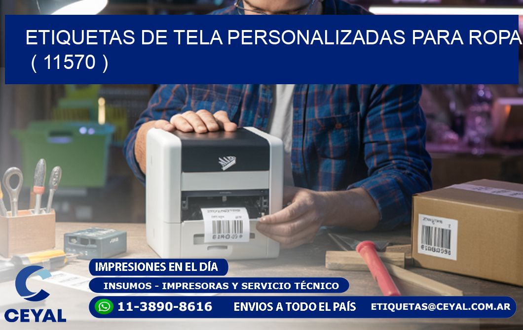 ETIQUETAS DE TELA PERSONALIZADAS PARA ROPA   ( 11570 )
