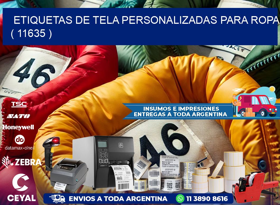 ETIQUETAS DE TELA PERSONALIZADAS PARA ROPA ( 11635 )