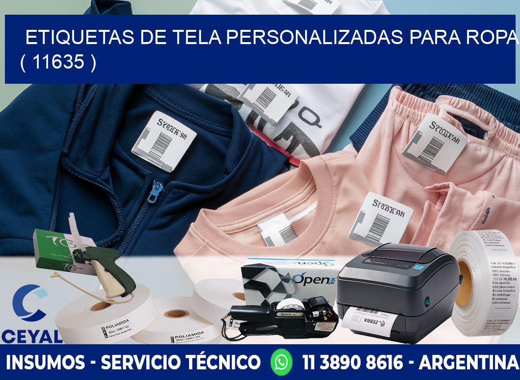 ETIQUETAS DE TELA PERSONALIZADAS PARA ROPA ( 11635 )