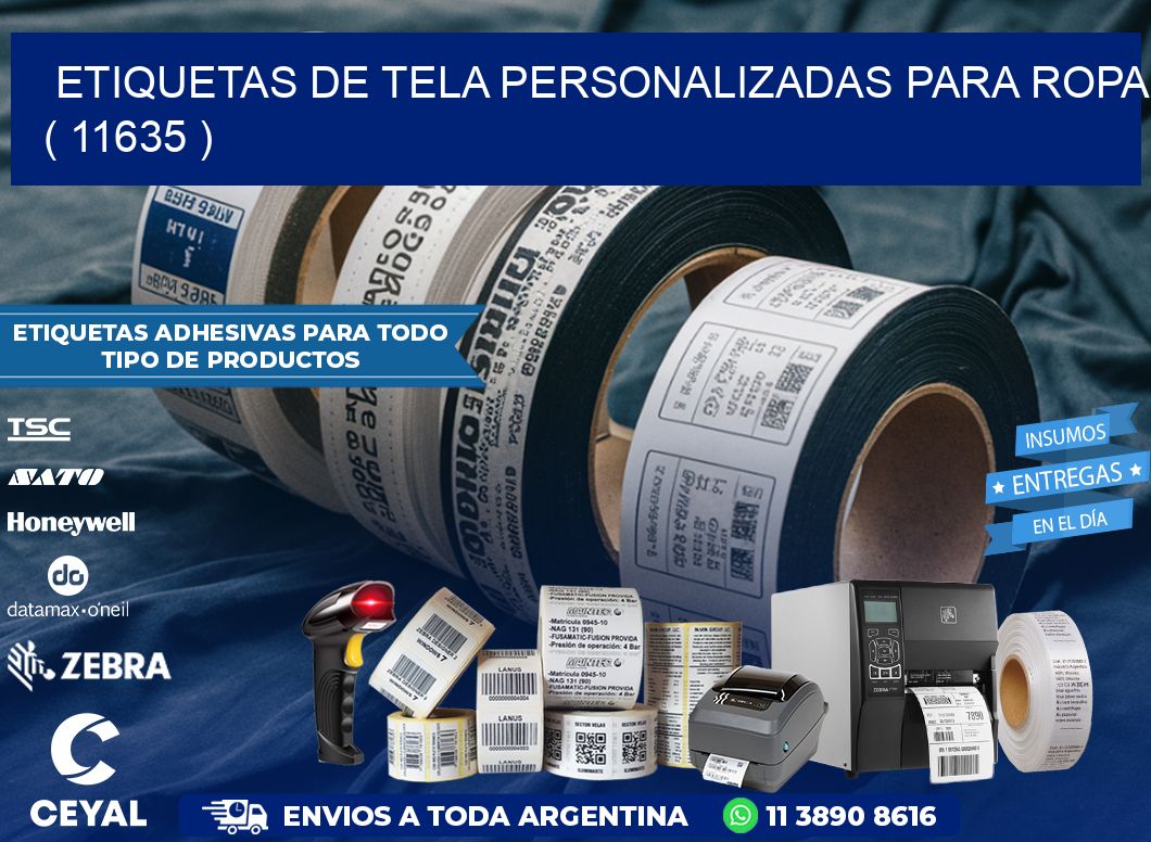 ETIQUETAS DE TELA PERSONALIZADAS PARA ROPA ( 11635 )
