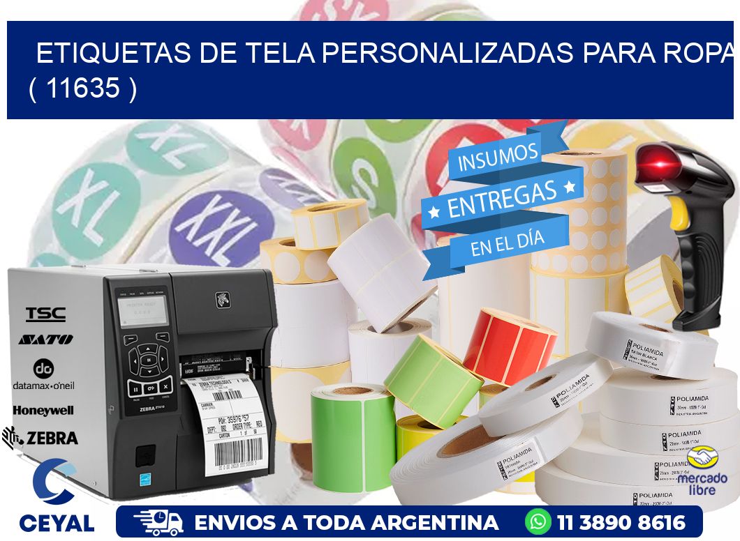 ETIQUETAS DE TELA PERSONALIZADAS PARA ROPA ( 11635 )