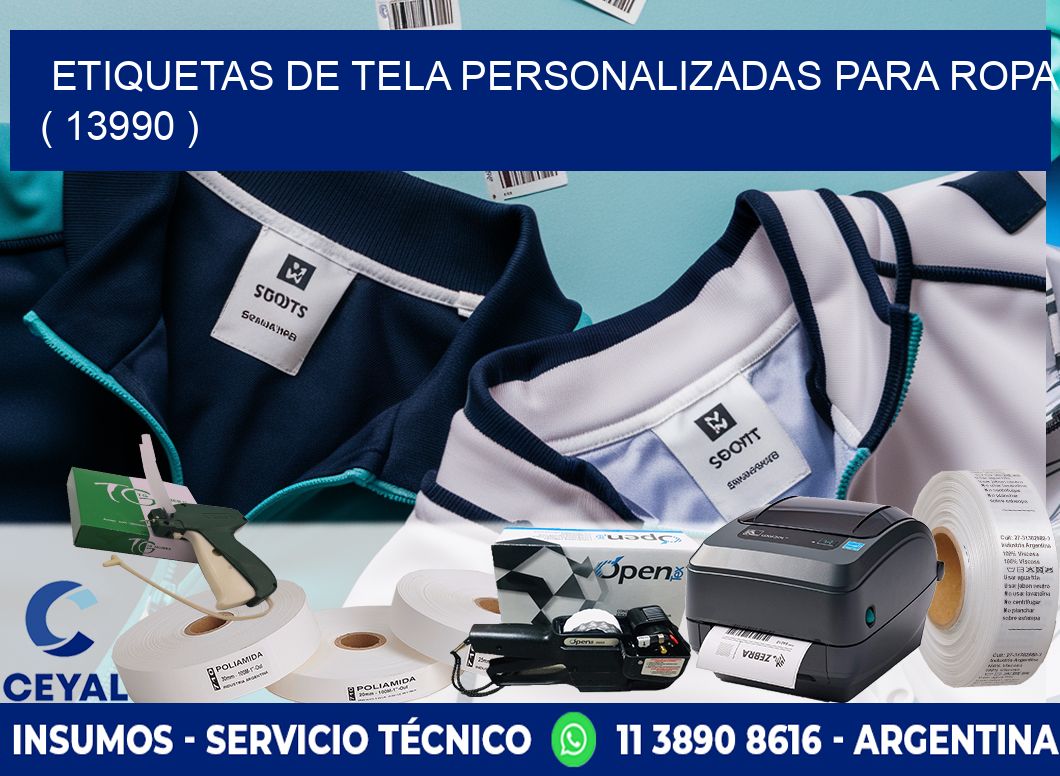 ETIQUETAS DE TELA PERSONALIZADAS PARA ROPA ( 13990 )