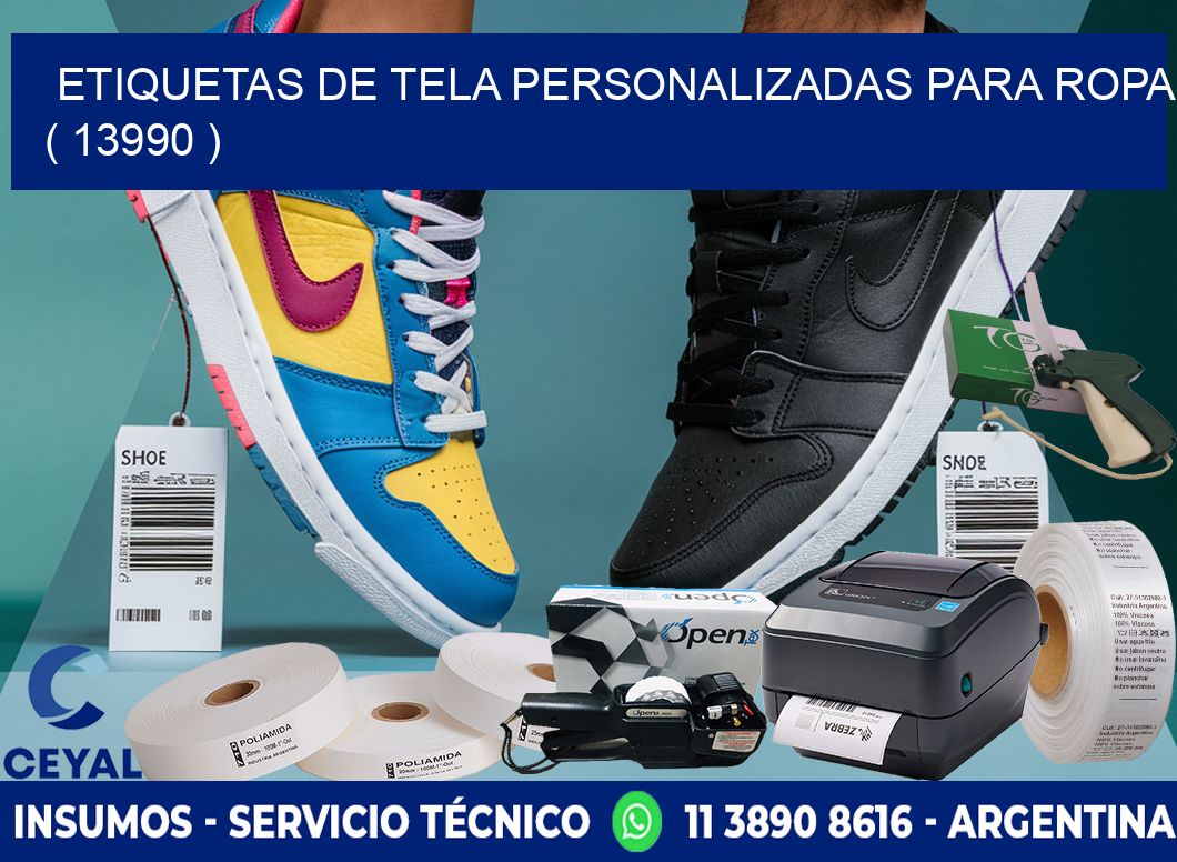 ETIQUETAS DE TELA PERSONALIZADAS PARA ROPA ( 13990 )