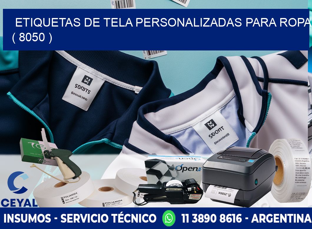 ETIQUETAS DE TELA PERSONALIZADAS PARA ROPA ( 8050 )