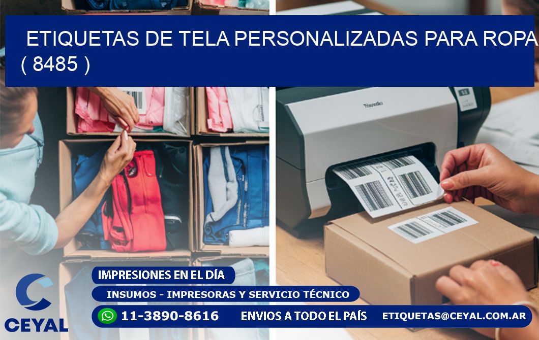 ETIQUETAS DE TELA PERSONALIZADAS PARA ROPA ( 8485 )