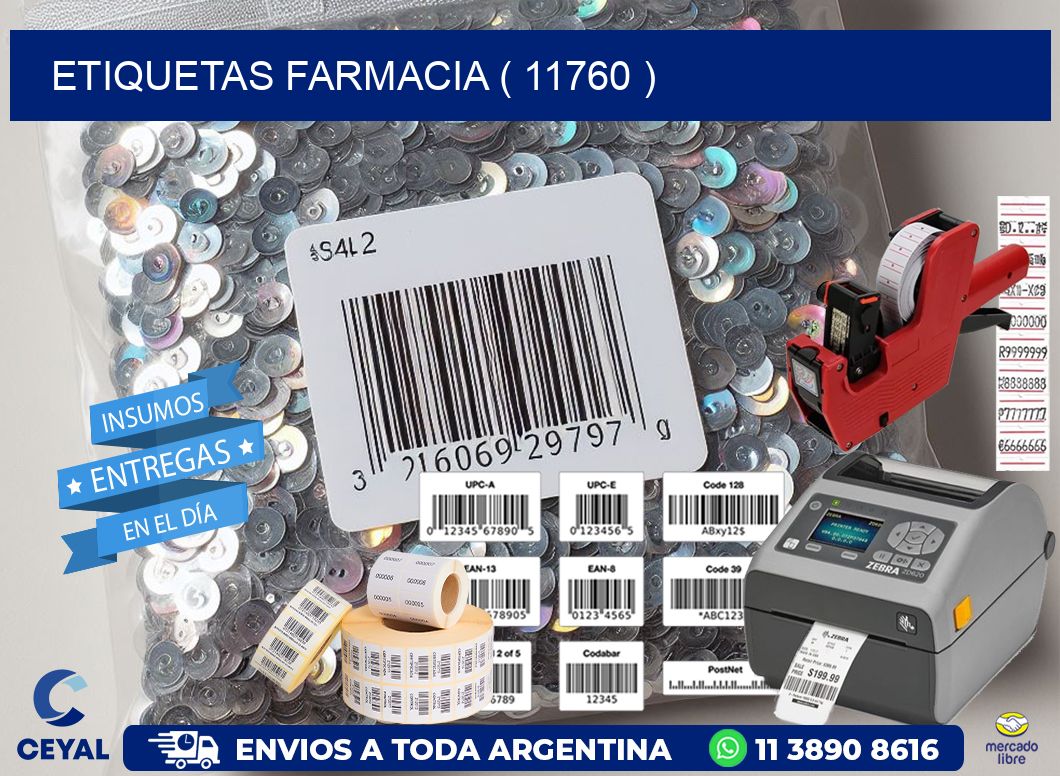ETIQUETAS FARMACIA ( 11760 )