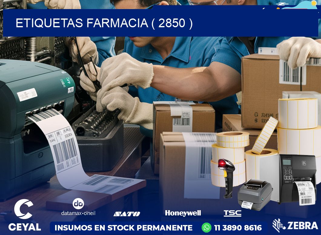 ETIQUETAS FARMACIA ( 2850 )