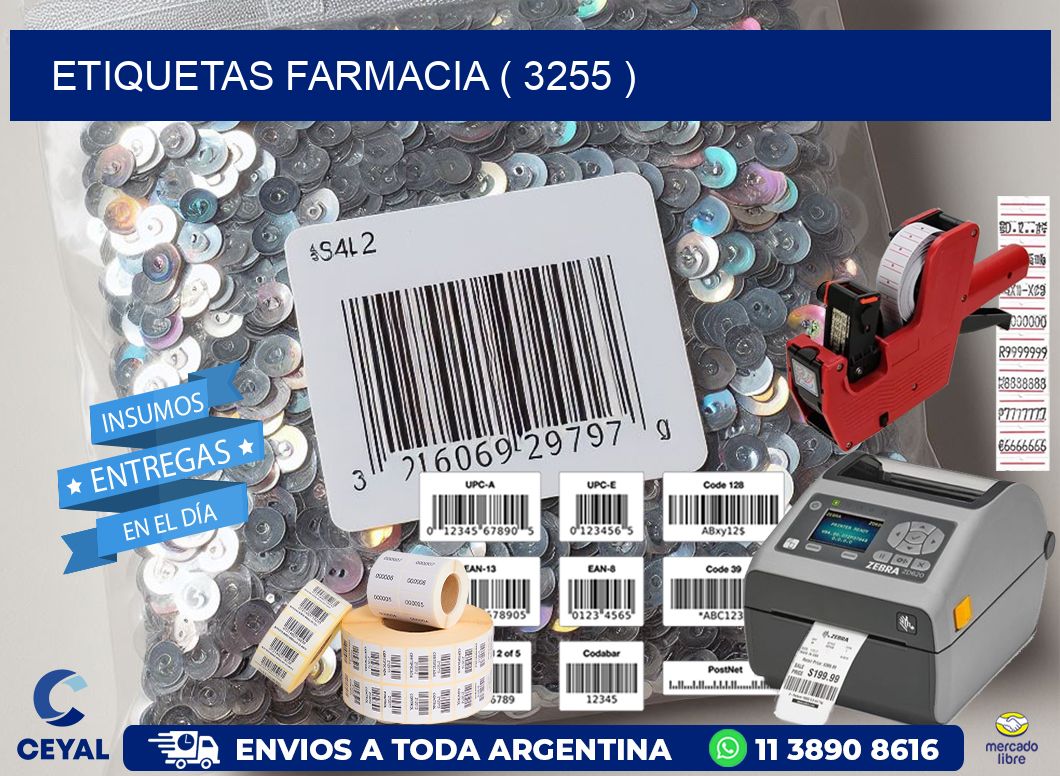 ETIQUETAS FARMACIA ( 3255 )