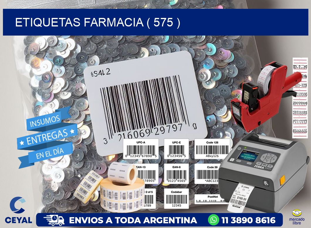 ETIQUETAS FARMACIA ( 575 )