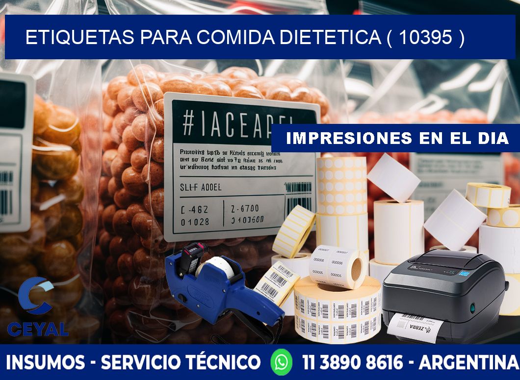 ETIQUETAS PARA COMIDA DIETETICA ( 10395 )