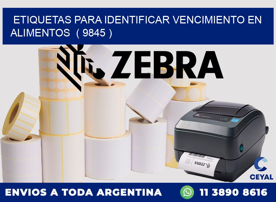 ETIQUETAS PARA IDENTIFICAR VENCIMIENTO EN ALIMENTOS  ( 9845 )