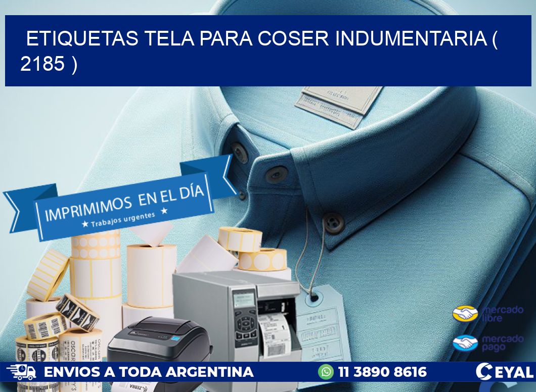 ETIQUETAS TELA PARA COSER INDUMENTARIA ( 2185 )