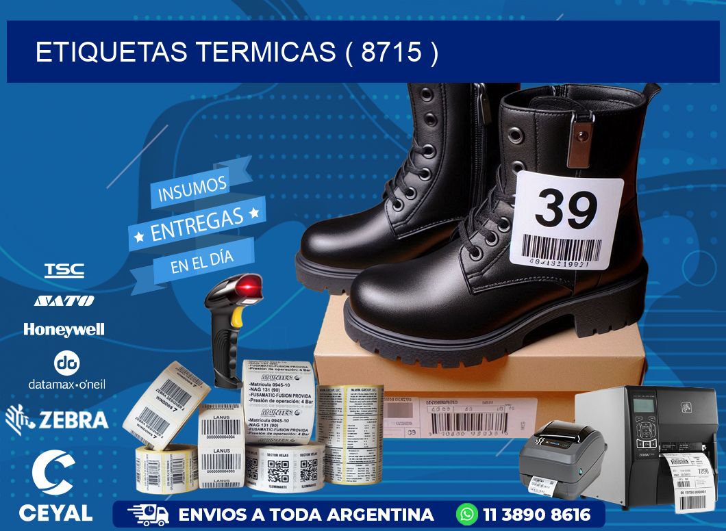 ETIQUETAS TERMICAS ( 8715 )