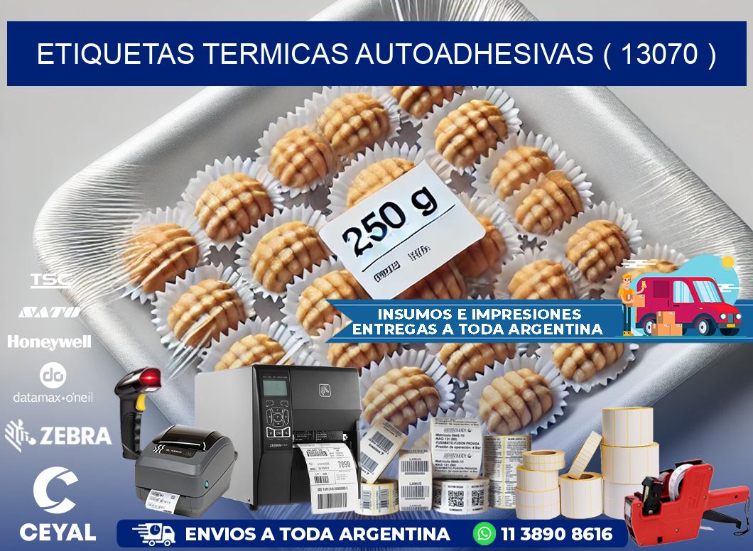ETIQUETAS TERMICAS AUTOADHESIVAS ( 13070 )