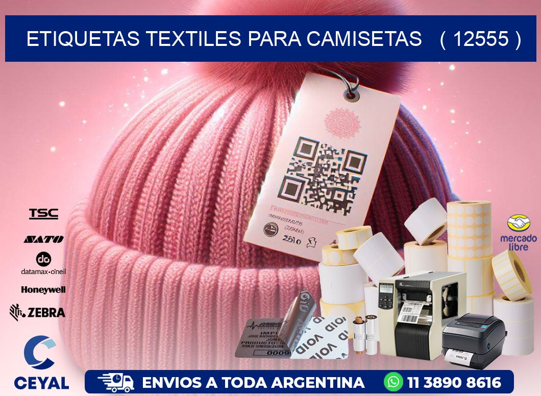ETIQUETAS TEXTILES PARA CAMISETAS   ( 12555 )