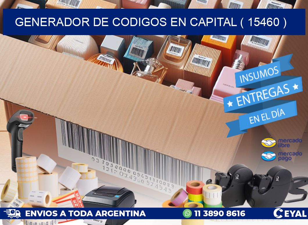 GENERADOR DE CODIGOS EN CAPITAL ( 15460 )