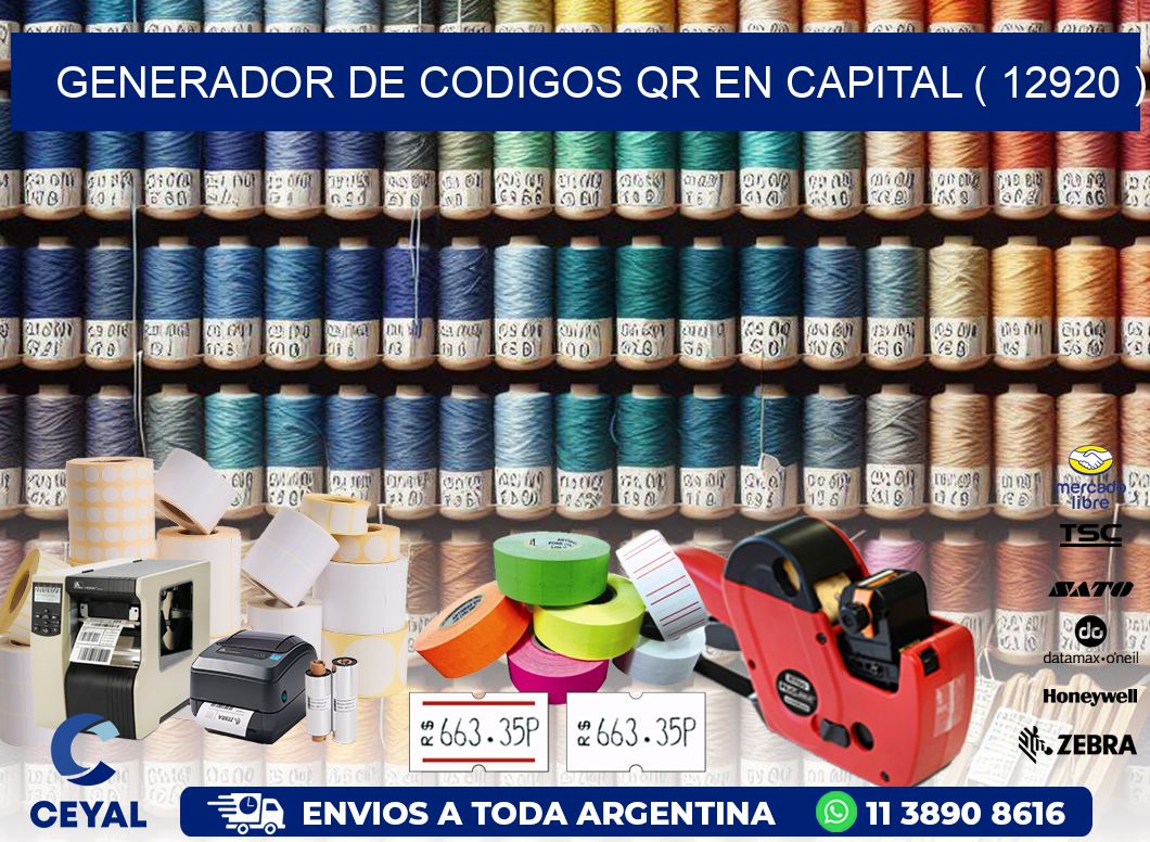 GENERADOR DE CODIGOS QR EN CAPITAL ( 12920 )