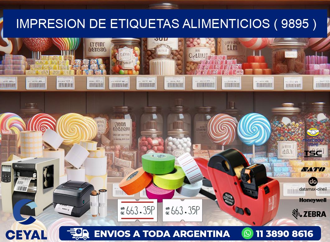 IMPRESION DE ETIQUETAS ALIMENTICIOS ( 9895 )