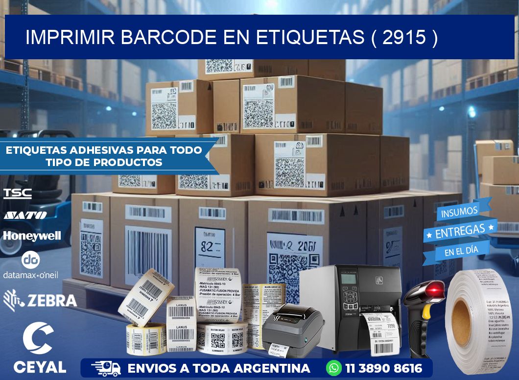 IMPRIMIR BARCODE EN ETIQUETAS ( 2915 )