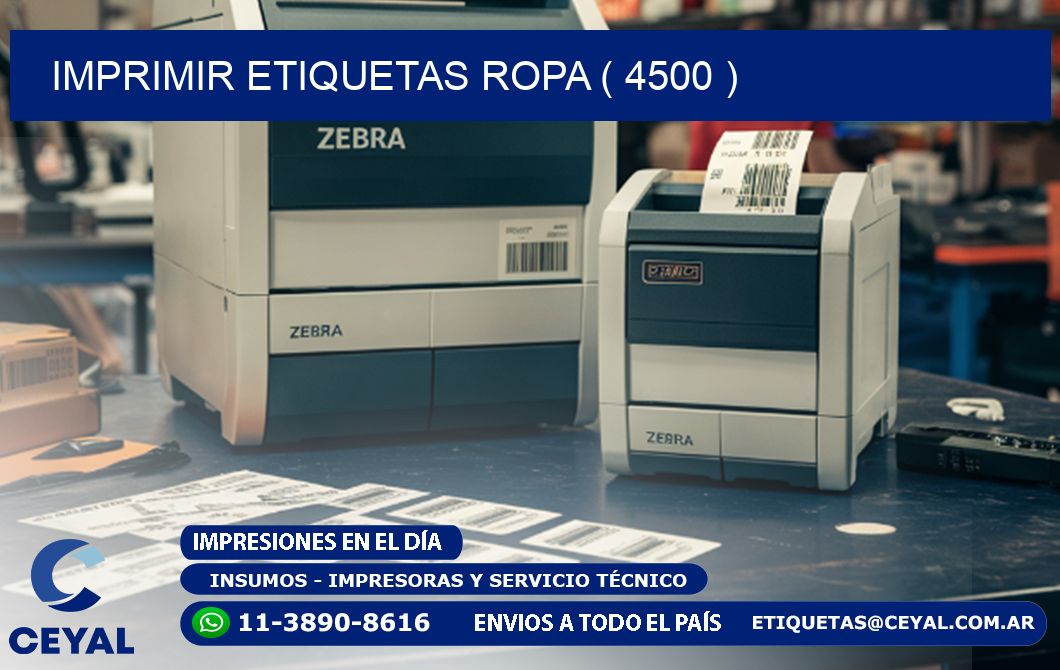 IMPRIMIR ETIQUETAS ROPA ( 4500 )