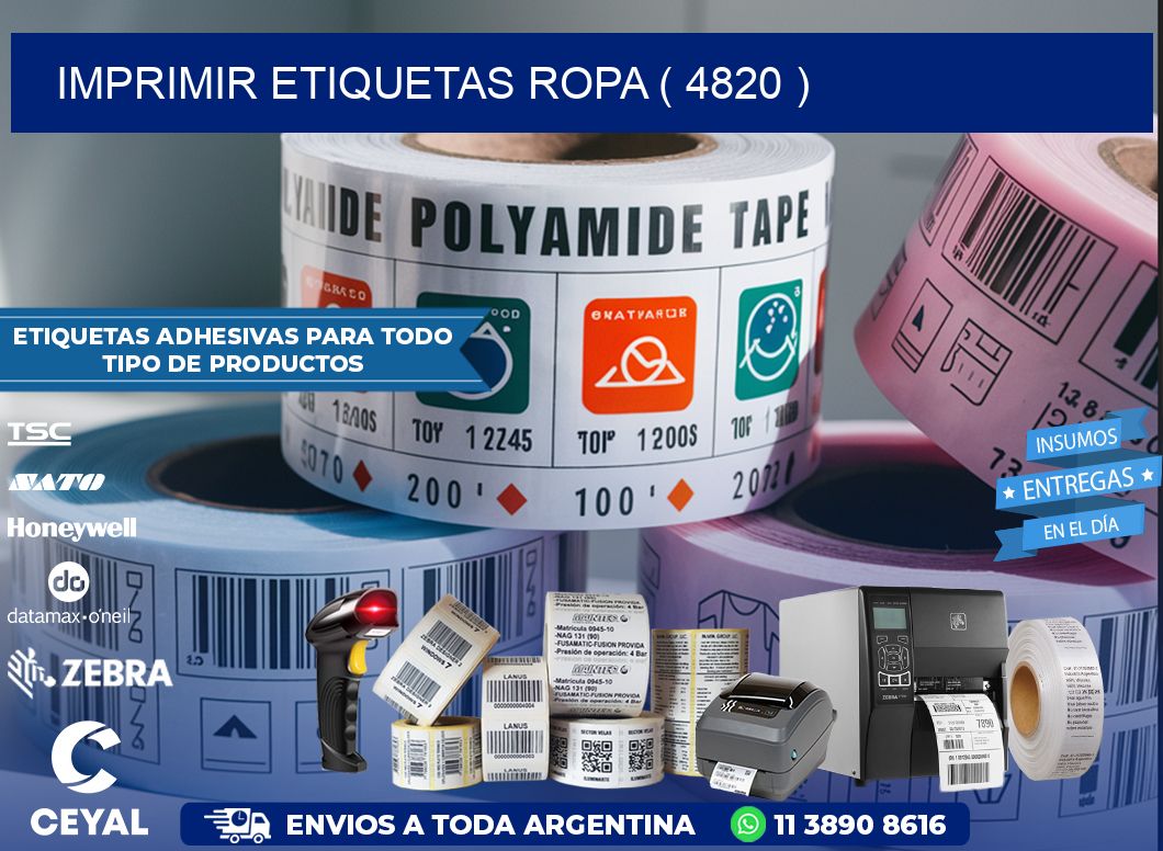 IMPRIMIR ETIQUETAS ROPA ( 4820 )