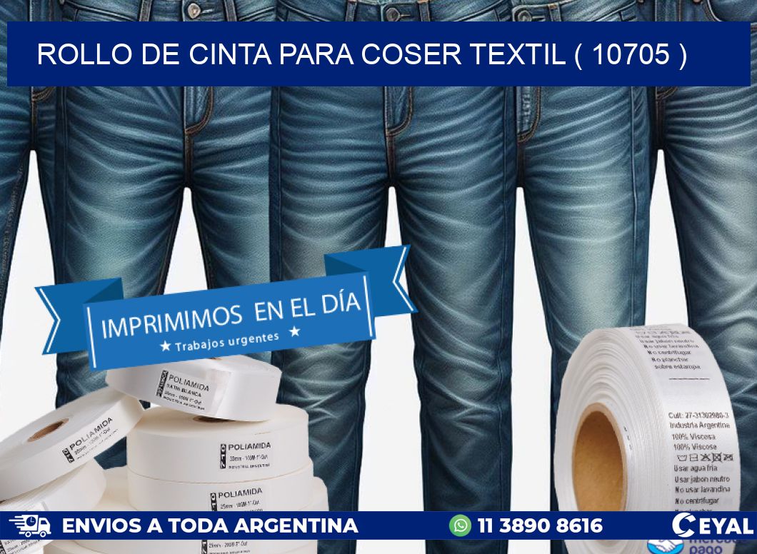 ROLLO DE CINTA PARA COSER TEXTIL ( 10705 )